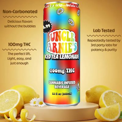 Uncle Arnie's - Iced Tea Lemonade | Non-Carbonated | 100mg | 12oz - Image 3