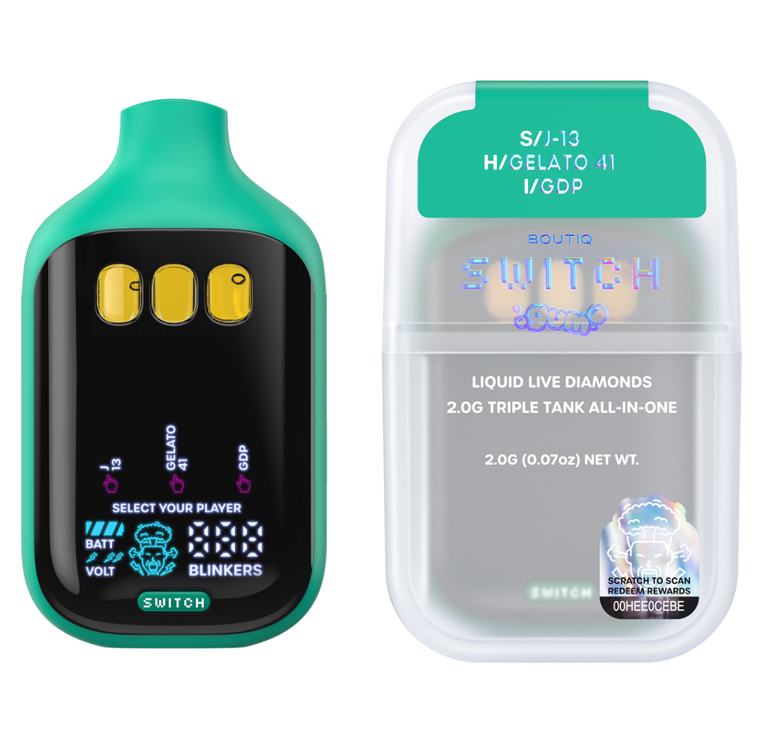 Boutiq - J-13 x Gelato 41 x GDP | V5 GUM All-In-One | 2g
