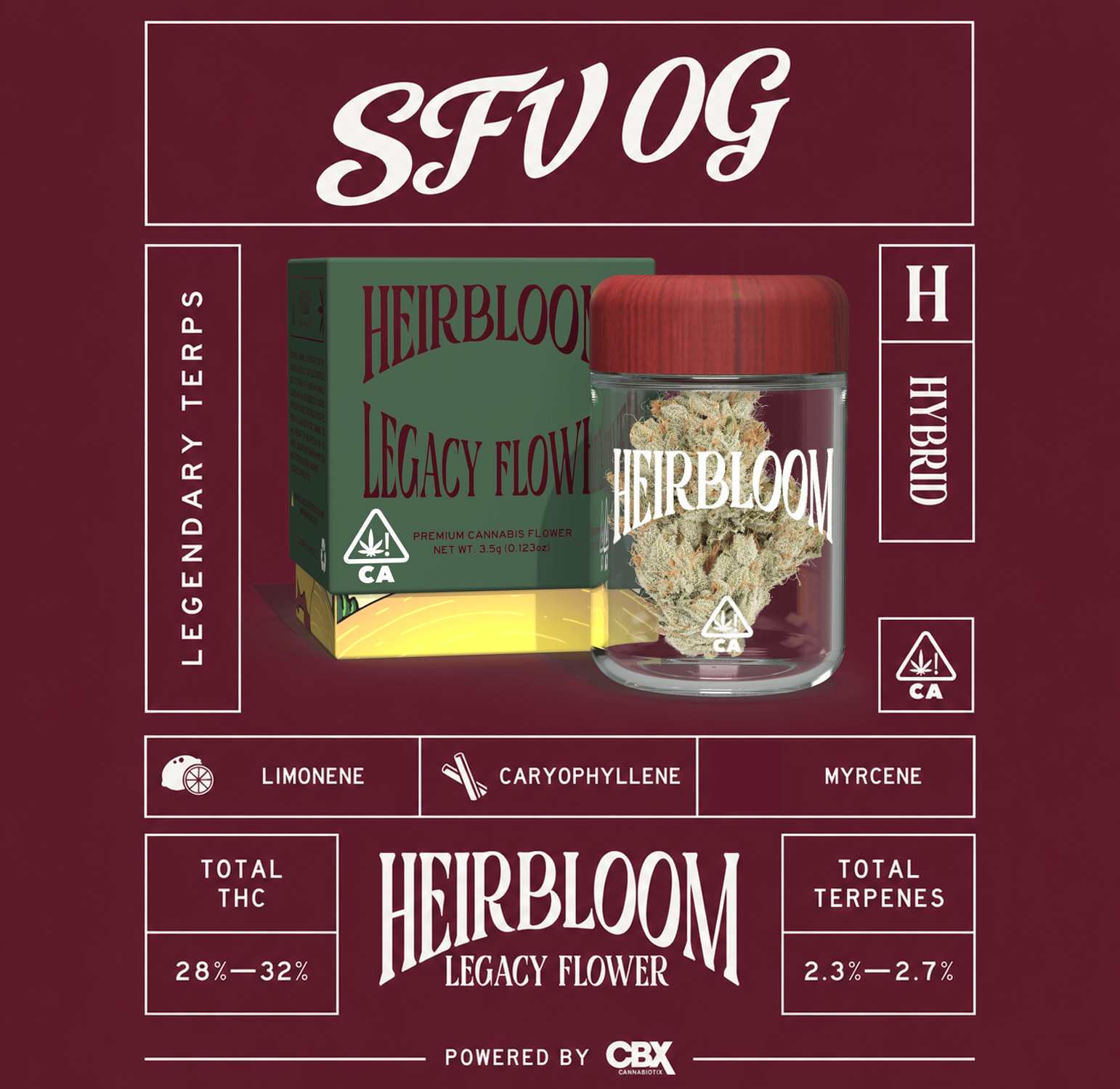 Heirbloom Legacy Flower - SFV OG 3.5G - Image 4